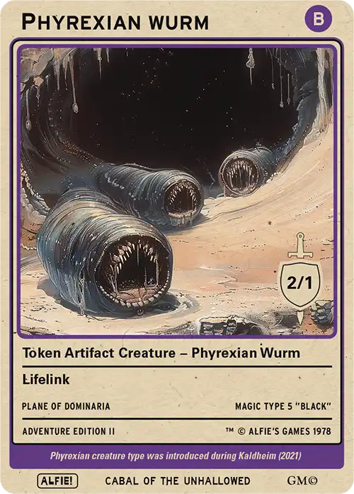 Phyrexian Wurm Lifelink