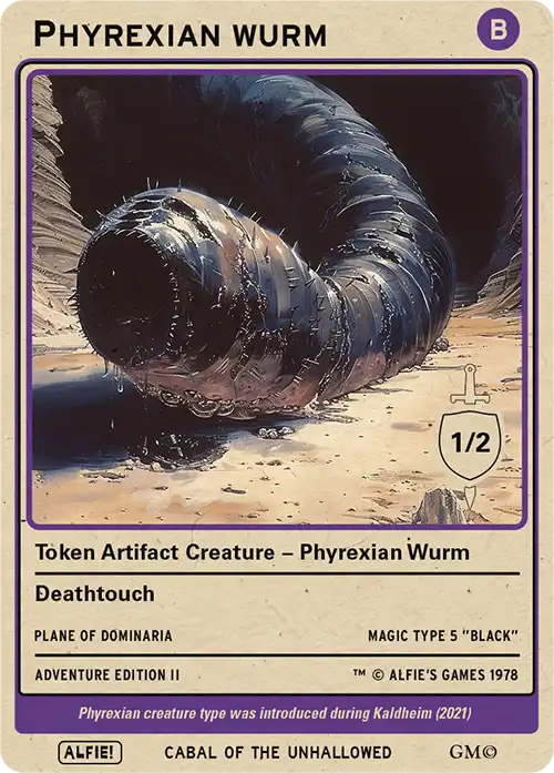 Phyrexian Wurm Deathtouch