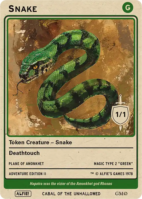 Snake Green Deathtouch