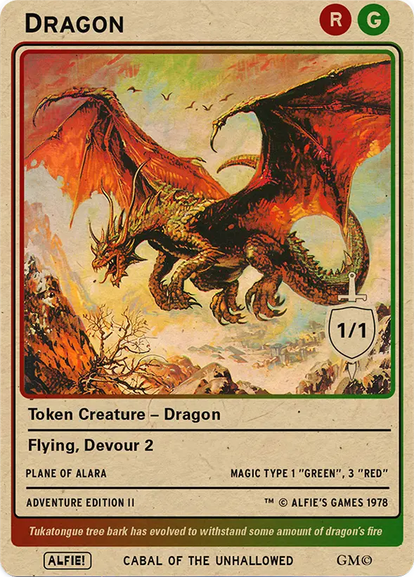 Dragon Red Green