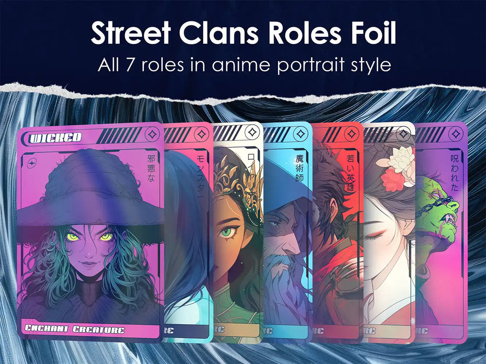 All 7 Roles Foil Bundle - Street Clans