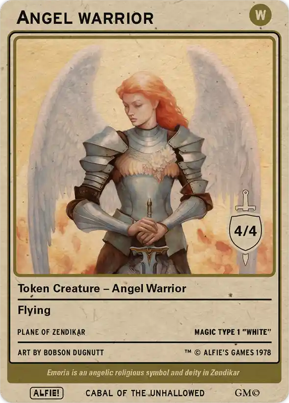 Angel Warrior 4/4 (No vigilance)