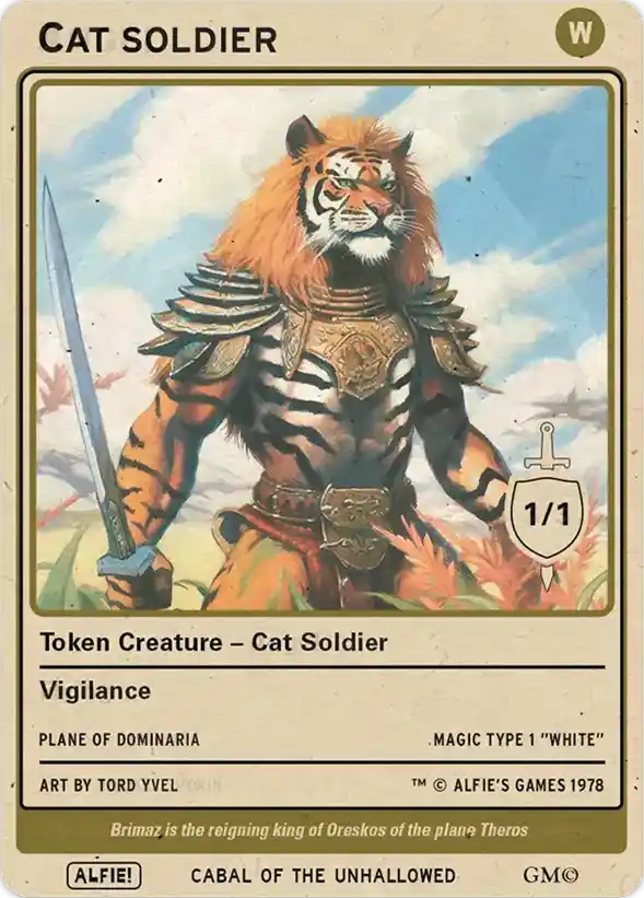 Cat Soldier 1/1