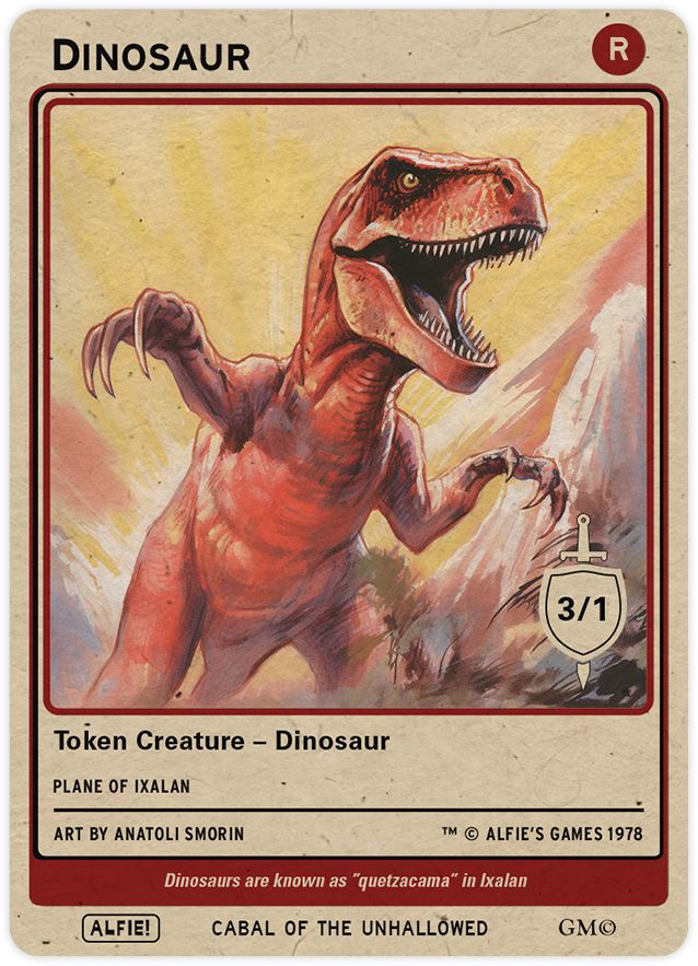 Dinosaur Red 3/1