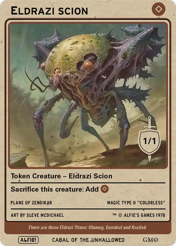 Eldrazi Scion 1/1