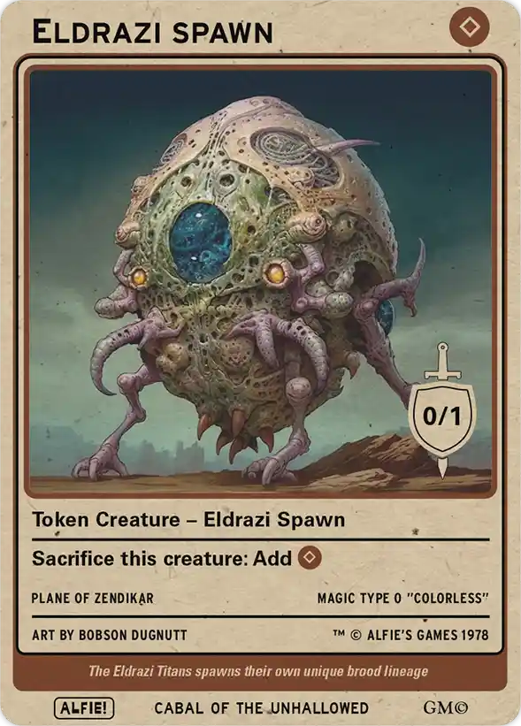 Eldrazi Spawn 0/1