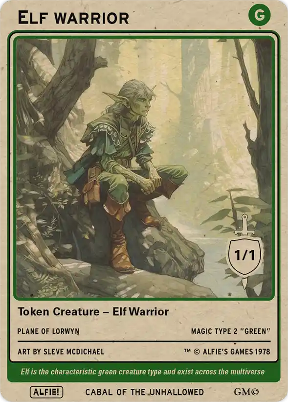 Elf Warrior 1/1