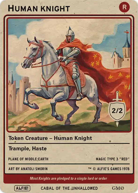 Human Knight Red 2/2