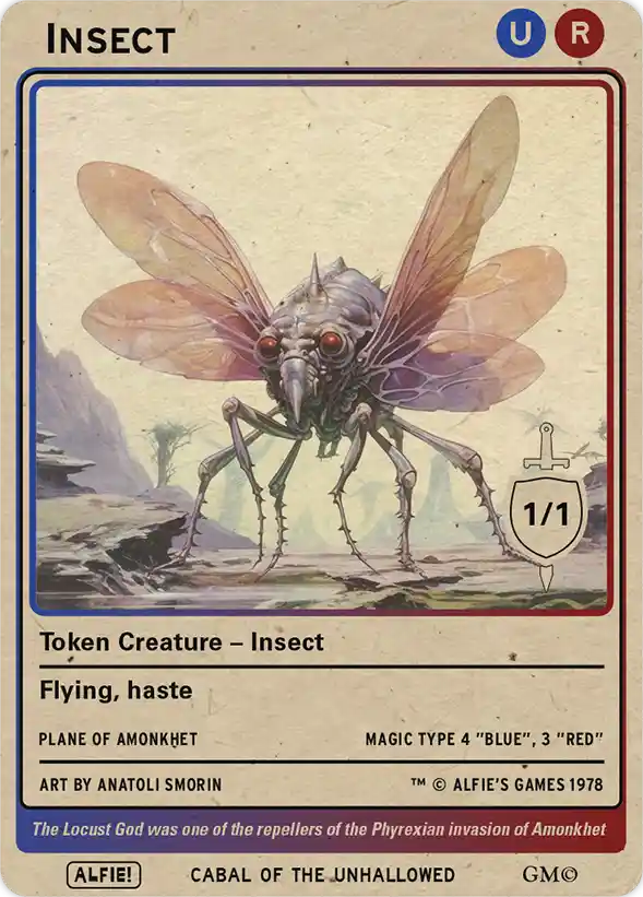 Insect 1/1 Blue Red