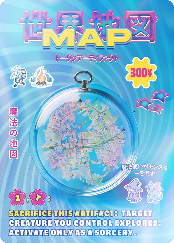 Map foil