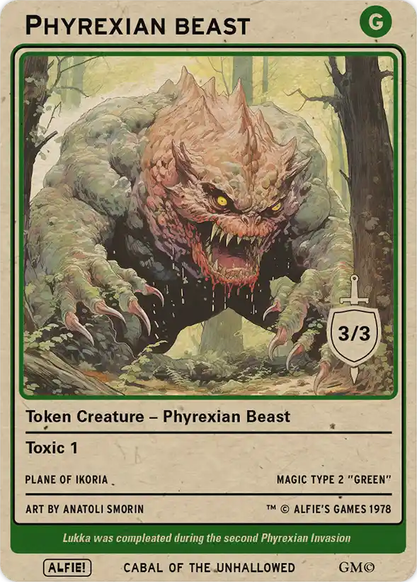 Phyrexian Beast 3/3