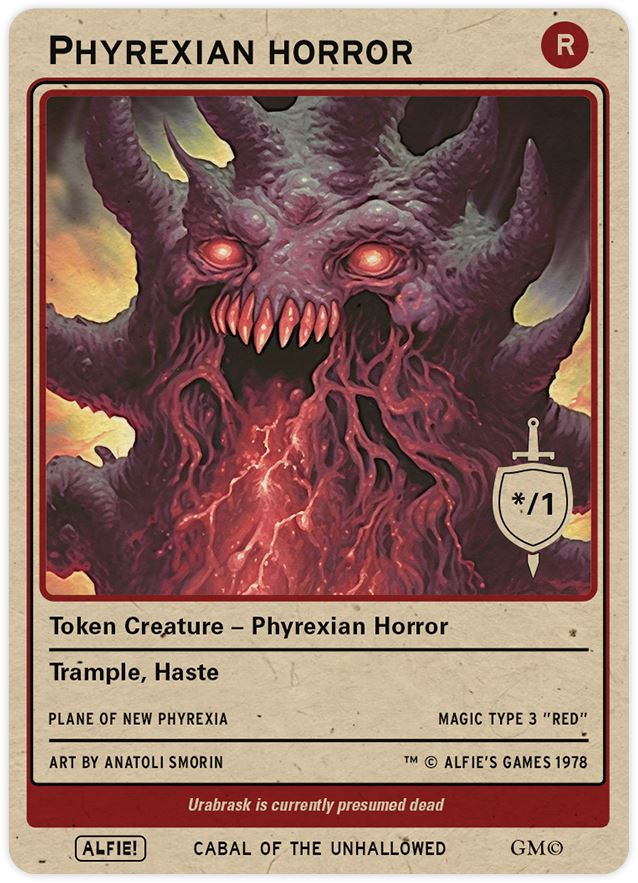 Phyrexian Horror Red